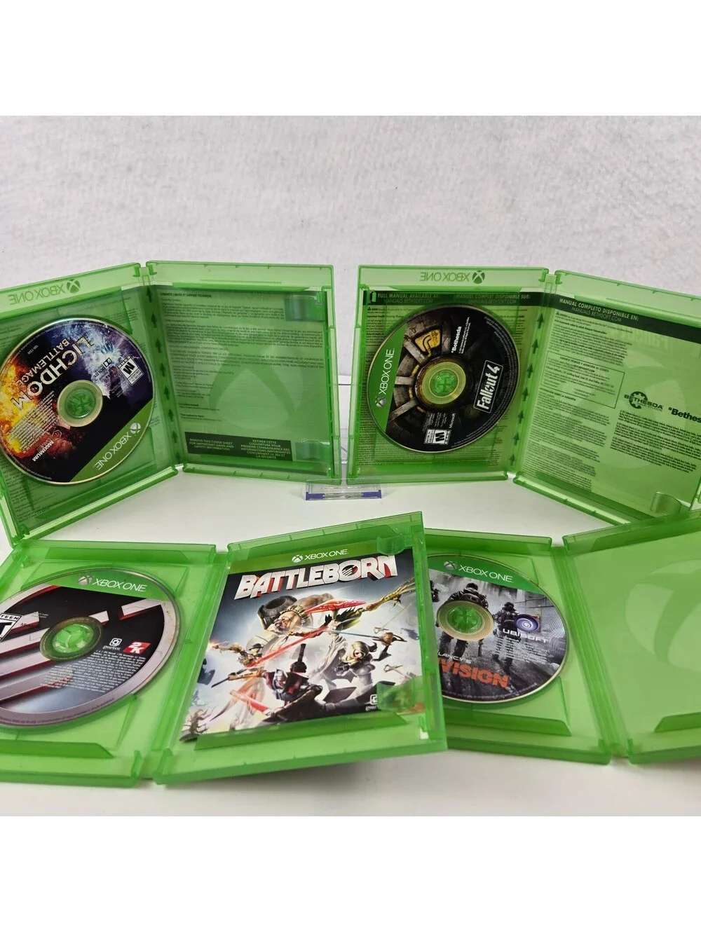Bethesda Xbox One Game Bundle Fallout 4 Lichdom Battlemage Battleborn The Divs